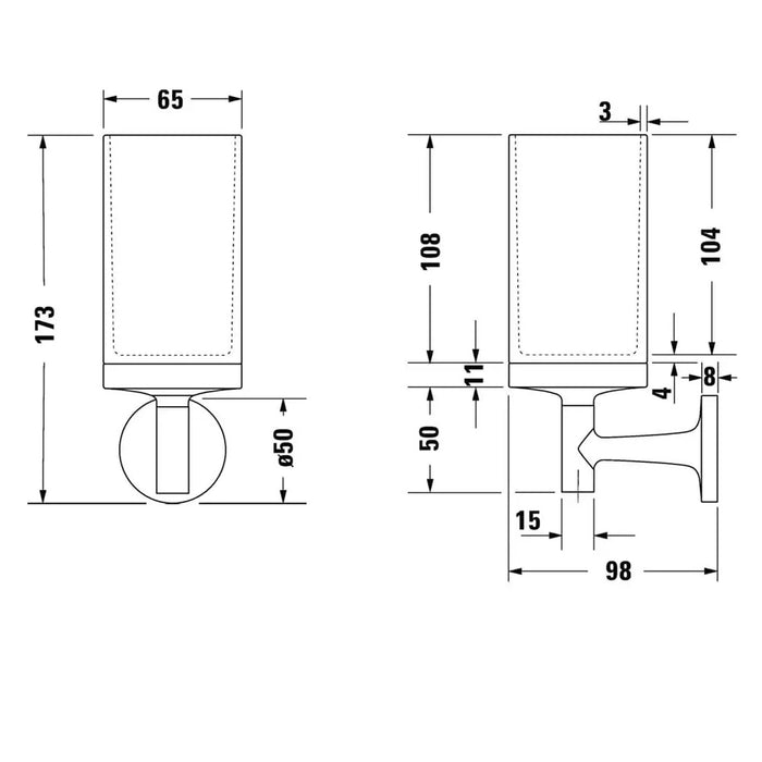 Duravit Starck T Tumbler Holder