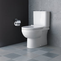Duravit No.1 Rimless Close Coupled Toilet with Soft Close Seat and Cistern