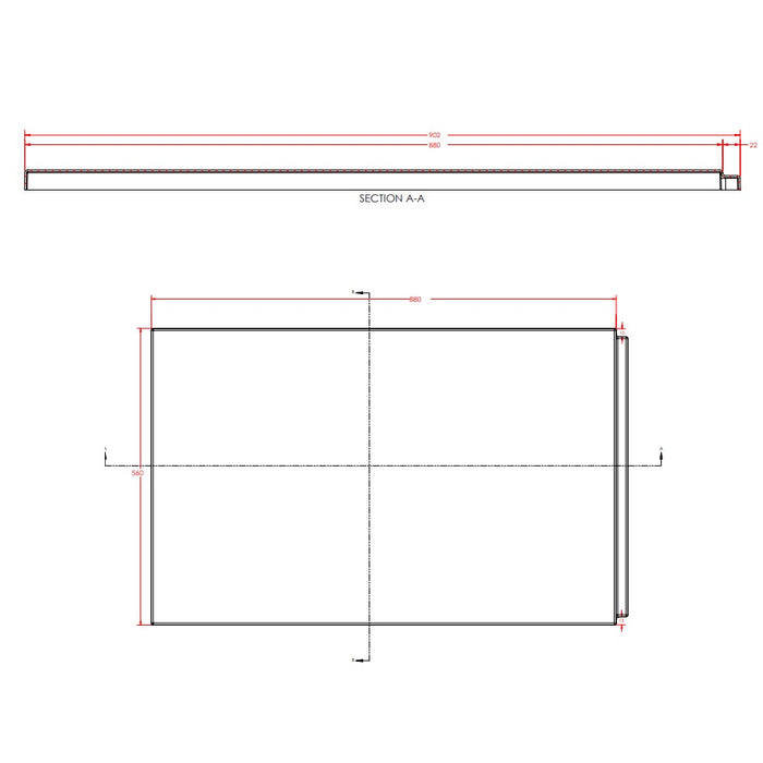 Eastbrook Beauforte Reinforced Bath End Panel - White