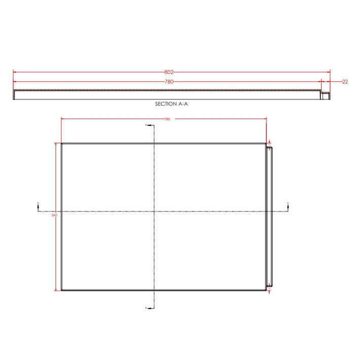 Eastbrook Beauforte Reinforced Bath End Panel - White