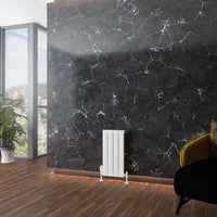 Eastbrook Addington Type 10 Vertical Aluminium Designer Radiator - Gloss White