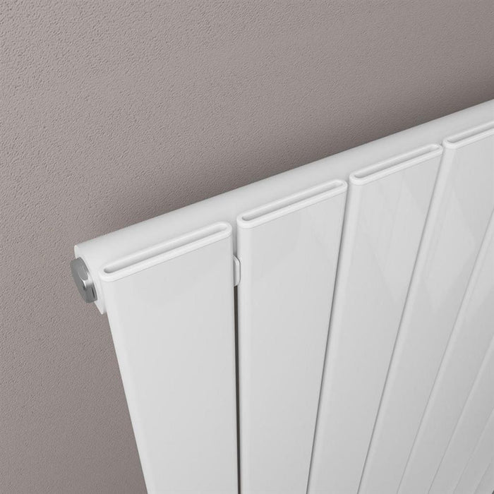 Eastbrook Addington Type 10 Vertical Aluminium Designer Radiator - Gloss White
