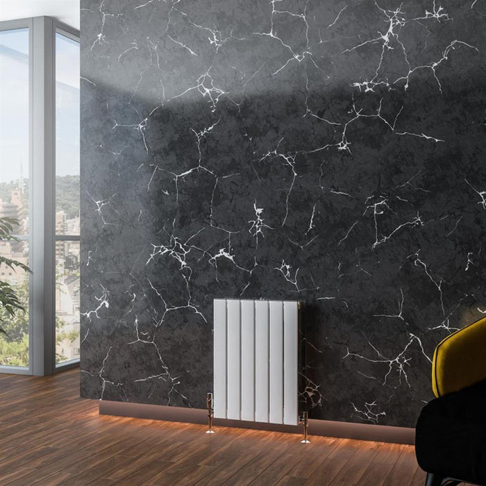 Eastbrook Addington Type 10 Vertical Aluminium Designer Radiator - Gloss White