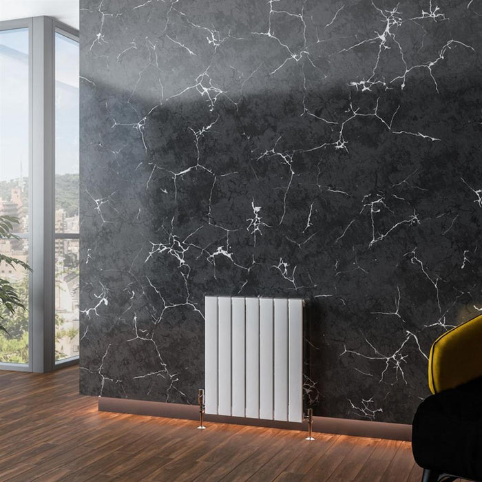 Eastbrook Addington Type 10 Vertical Aluminium Designer Radiator - Gloss White