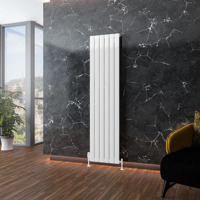 Eastbrook Addington Type 10 Vertical Aluminium Designer Radiator - Gloss White