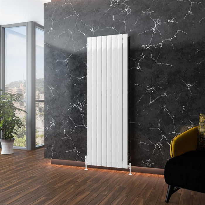 Eastbrook Addington Type 10 Vertical Aluminium Designer Radiator - Gloss White