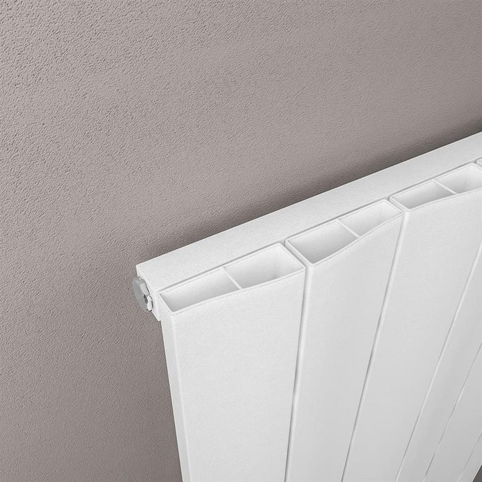Eastbrook Fairford Aluminium Vertical Designer Radiator - Matt White