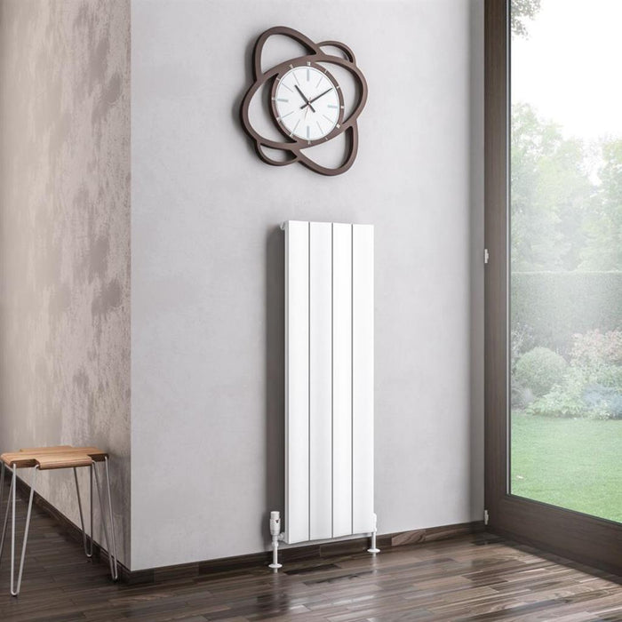Eastbrook Fairford Aluminium Vertical Designer Radiator - Matt White