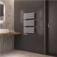 Eastbrook Helmsley Vertical Designer Heated Towel Rail - Matt Grey