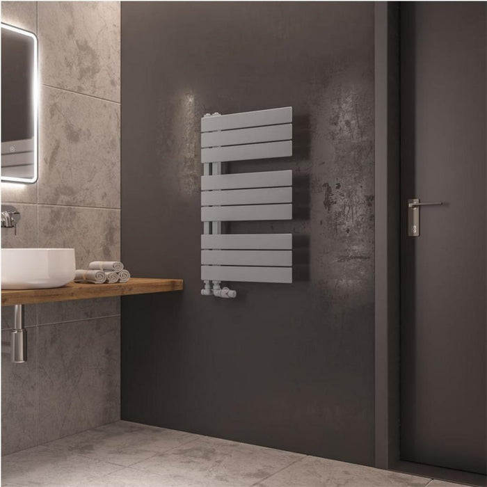 Eastbrook Helmsley Vertical Designer Heated Towel Rail - Matt Grey