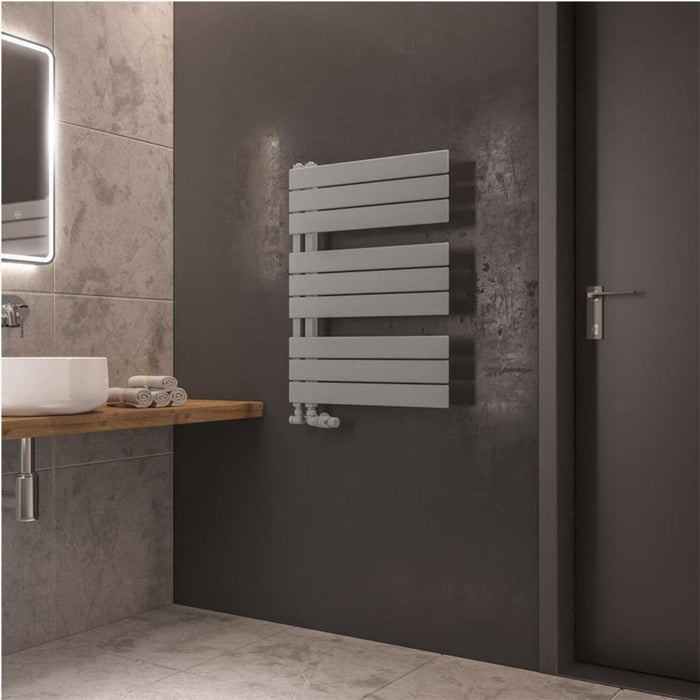 Eastbrook Helmsley Vertical Designer Heated Towel Rail - Matt Grey