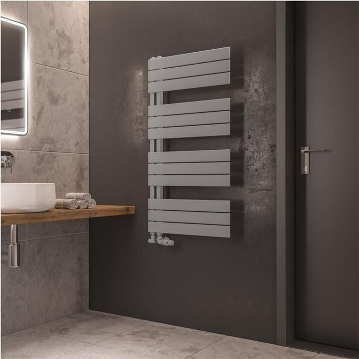 Eastbrook Helmsley Vertical Designer Heated Towel Rail - Matt Grey