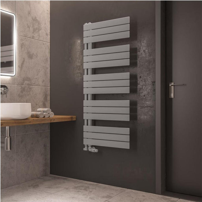Eastbrook Helmsley Vertical Designer Heated Towel Rail - Matt Grey