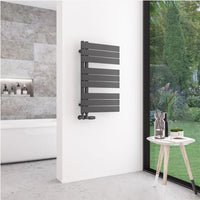 Eastbrook Helmsley Vertical Designer Heated Towel Rail - Matt Anthracite