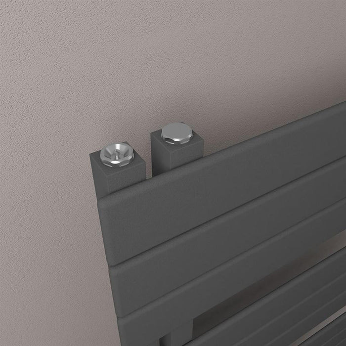 Eastbrook Helmsley Vertical Designer Heated Towel Rail - Matt Anthracite
