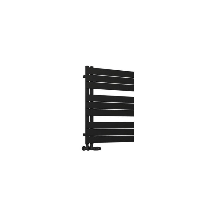 Eastbrook Helmsley Vertical Designer Heated Towel Rail - Matt Black