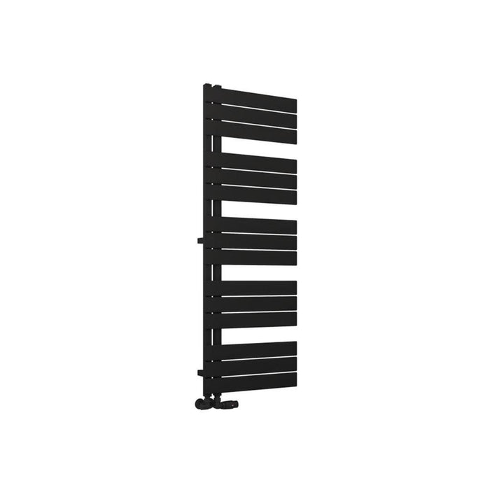 Eastbrook Helmsley Vertical Designer Heated Towel Rail - Matt Black
