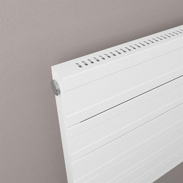 Eastbrook Berkeley Aluminium Horizontal Designer Radiator - Matt White