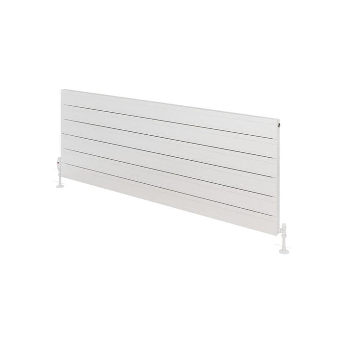 Eastbrook Berkeley Aluminium Horizontal Designer Radiator - Matt White