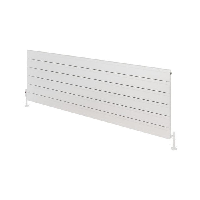 Eastbrook Berkeley Aluminium Horizontal Designer Radiator - Matt White