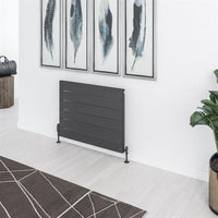 Eastbrook Berkeley Aluminium Horizontal Designer Radiator - Matt Anthracite