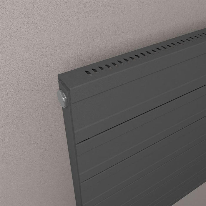 Eastbrook Berkeley Aluminium Horizontal Designer Radiator - Matt Anthracite