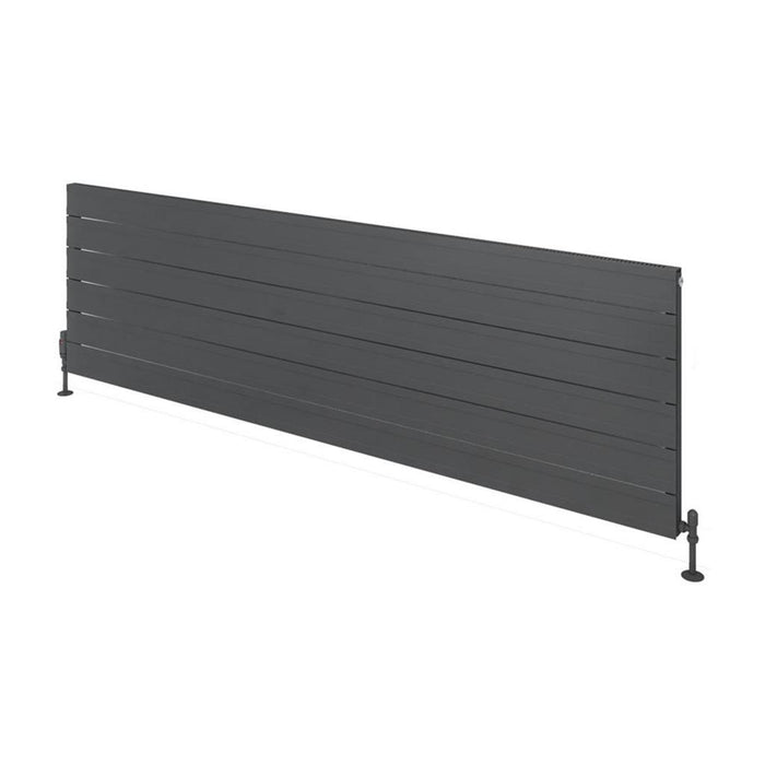 Eastbrook Berkeley Aluminium Horizontal Designer Radiator - Matt Anthracite