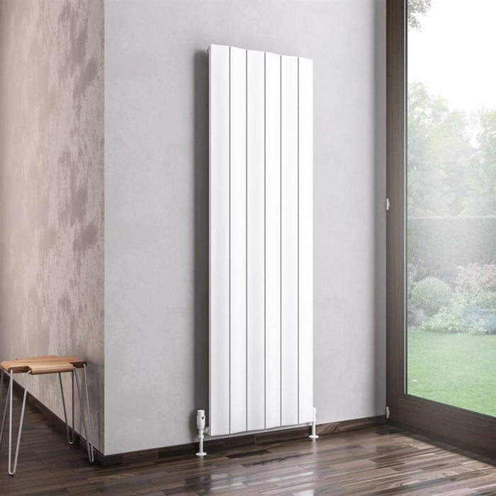 Eastbrook Fairford Aluminium Vertical Designer Radiator - Matt White