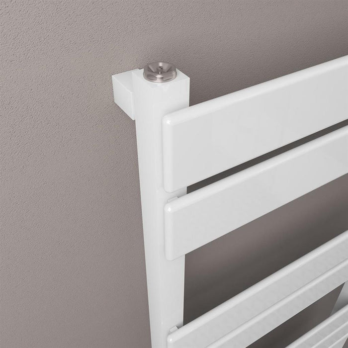 Eastbrook Deddington Vertical Designer Heated Towel Rail - Gloss White