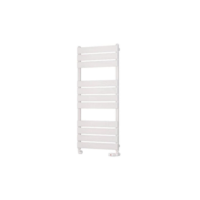 Eastbrook Deddington Vertical Designer Heated Towel Rail - Gloss White