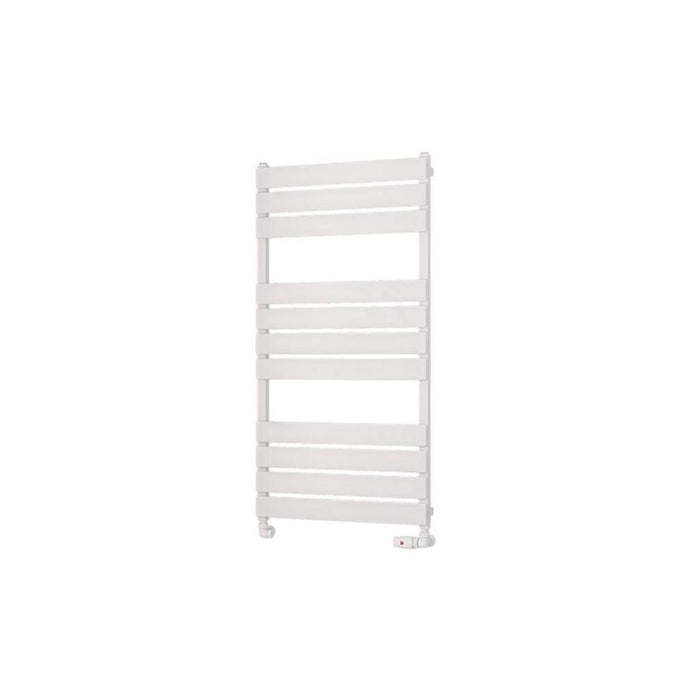 Eastbrook Deddington Vertical Designer Heated Towel Rail - Gloss White