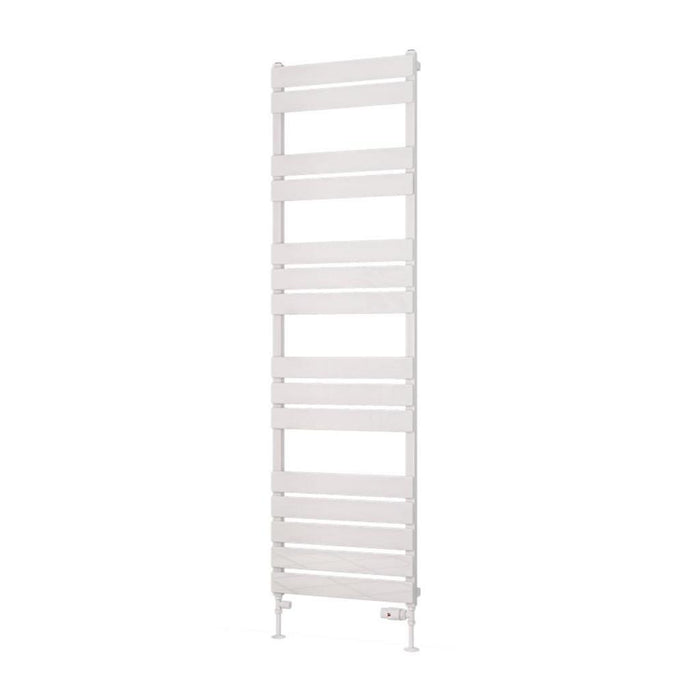 Eastbrook Deddington Vertical Designer Heated Towel Rail - Gloss White