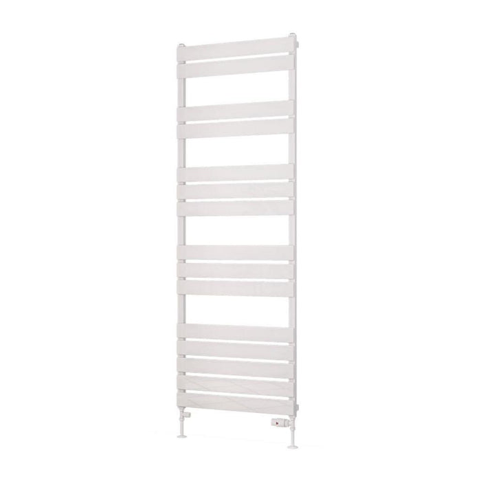 Eastbrook Deddington Vertical Designer Heated Towel Rail - Gloss White