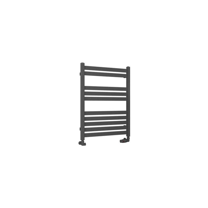 Eastbrook Defford Vertical Designer Straight Heated Towel Rail - Matt Anthracite