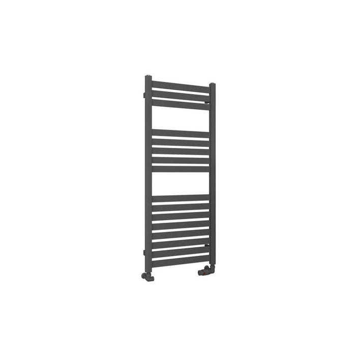 Eastbrook Defford Vertical Designer Straight Heated Towel Rail - Matt Anthracite