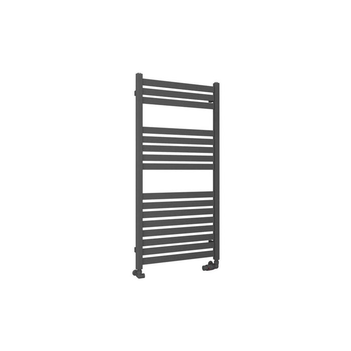 Eastbrook Defford Vertical Designer Straight Heated Towel Rail - Matt Anthracite