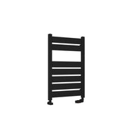 Eastbrook Santero Vertical Designer Heated Towel Rail - Matt Black
