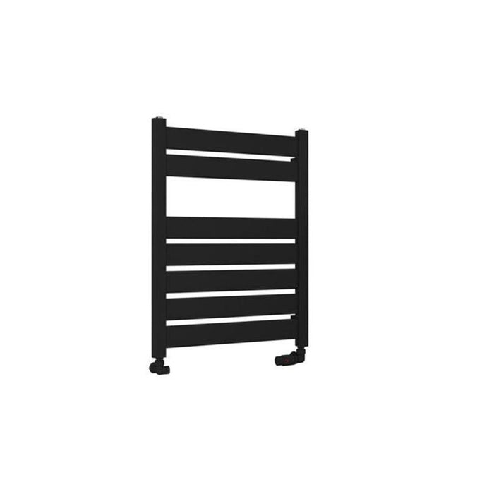 Eastbrook Santero Vertical Designer Heated Towel Rail - Matt Black