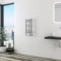 Eastbrook Wingrave Straight Heated Towel Rail - Matt Grey