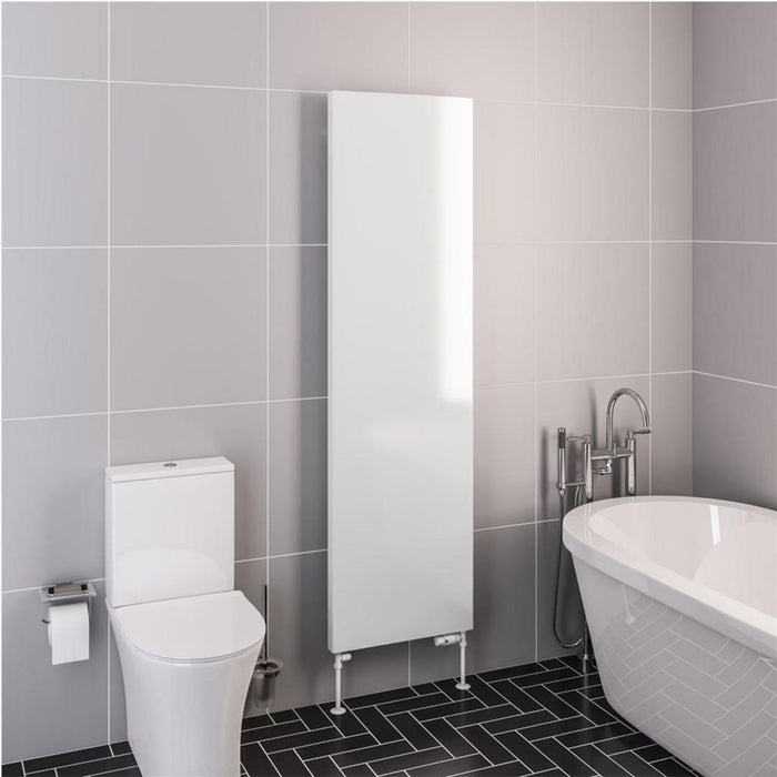 Eastbrook Wingrave Vertical Flat Panel Designer Radiator - Gloss White