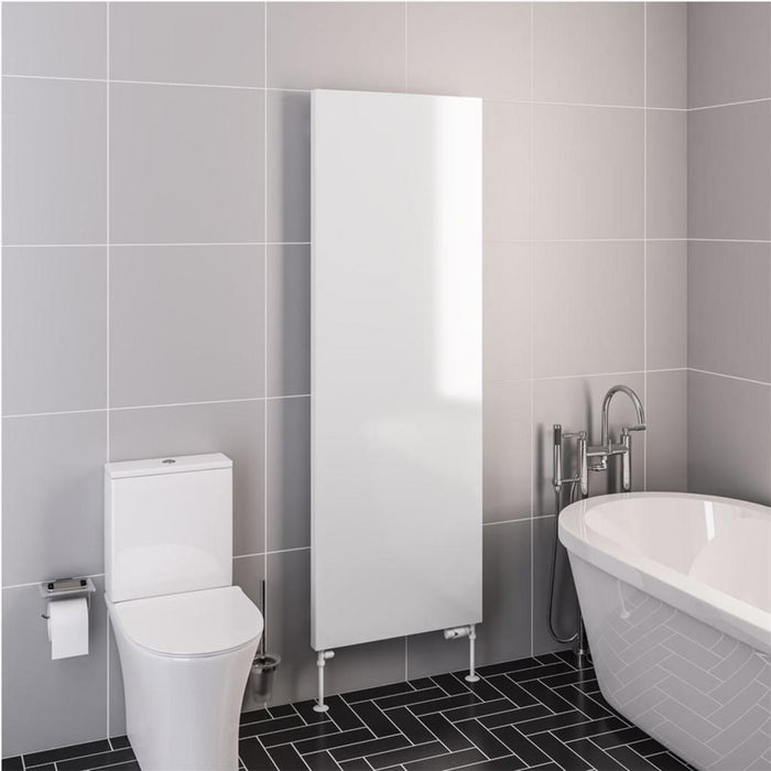 Eastbrook Wingrave Vertical Flat Panel Designer Radiator - Gloss White