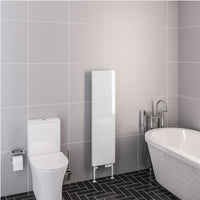 Eastbrook Wingrave Vertical Flat Panel Designer Radiator - Gloss White
