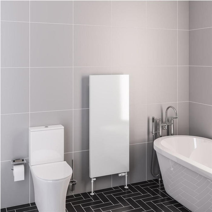 Eastbrook Wingrave Vertical Flat Panel Designer Radiator - Gloss White