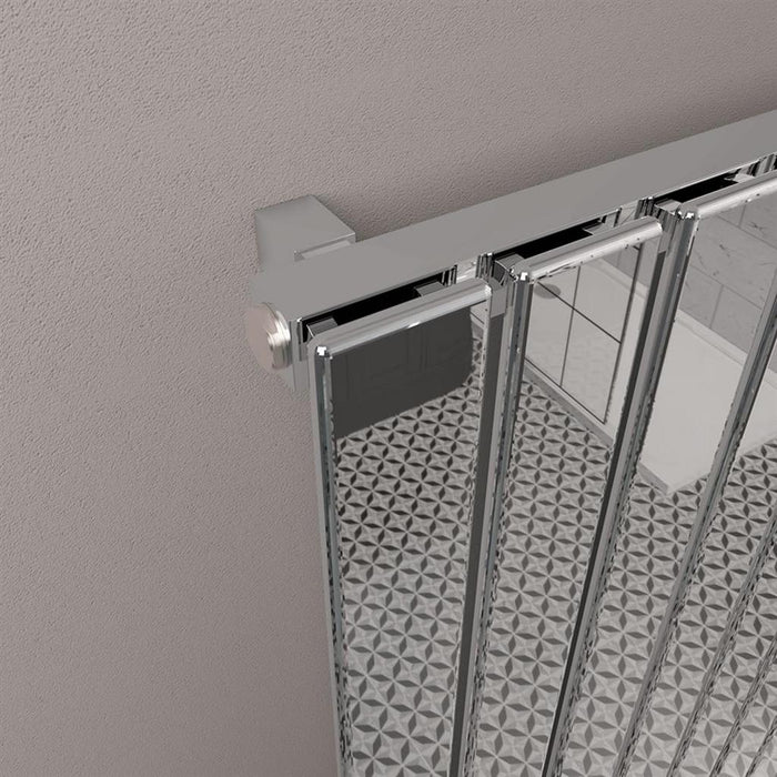 Eastbrook Deddington Single Vertical Designer Radiator - Chrome