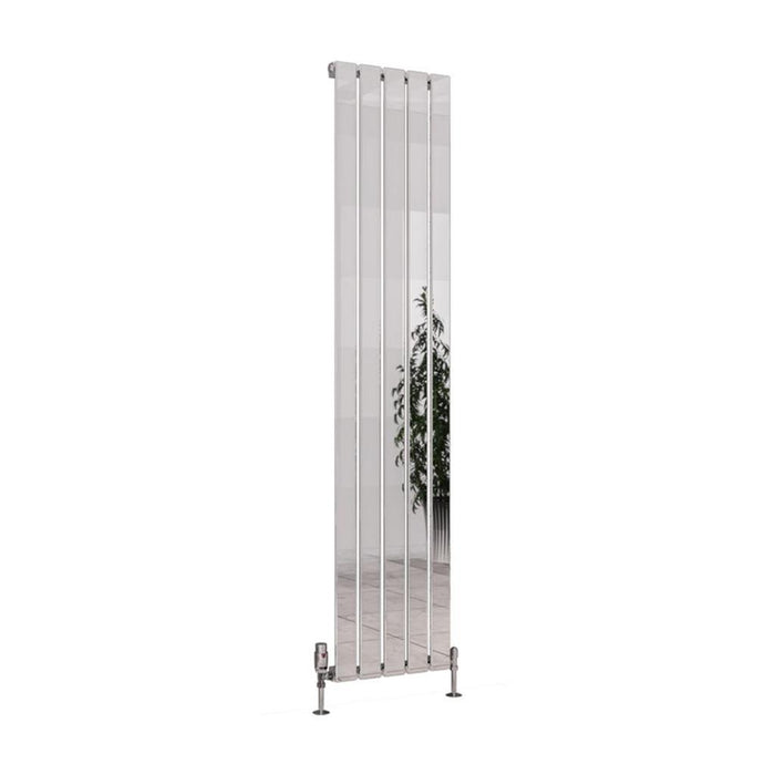 Eastbrook Deddington Single Vertical Designer Radiator - Chrome