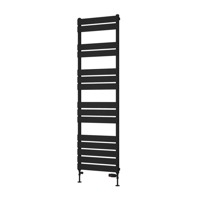 Eastbrook Deddington Vertical Designer Heated Towel Rail - Matt Black