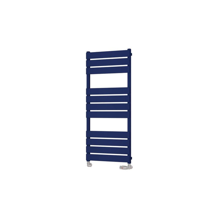 Eastbrook Deddington Vertical Designer Heated Towel Rail - Matt Cobalt Blue