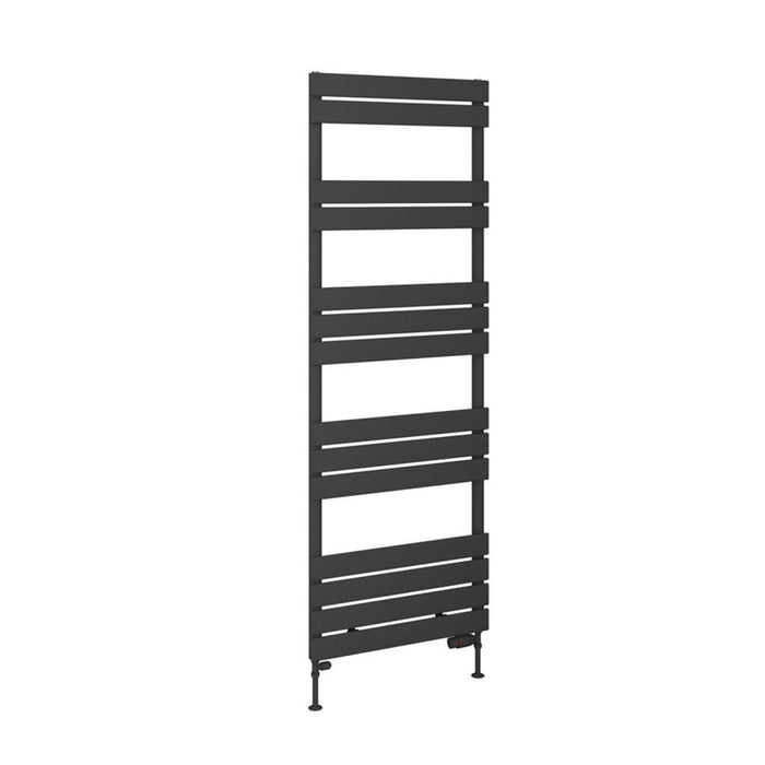 Eastbrook Addington Type 10 Vertical Designer Heated Towel Rail - Matt Anthracite