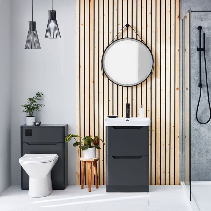 Scudo Ella 2 Drawer Floorstanding Vanity Unit with Basin