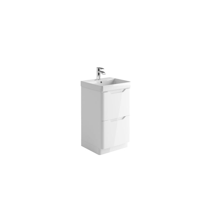 Scudo Ella 2 Drawer Floorstanding Vanity Unit with Basin